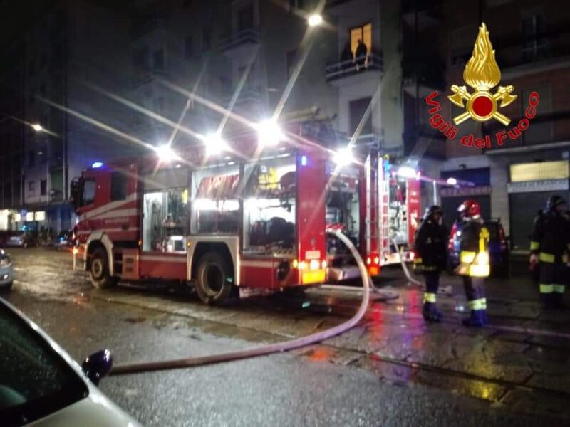 Incendio appartamento di via Amadeo, Città Studi 1