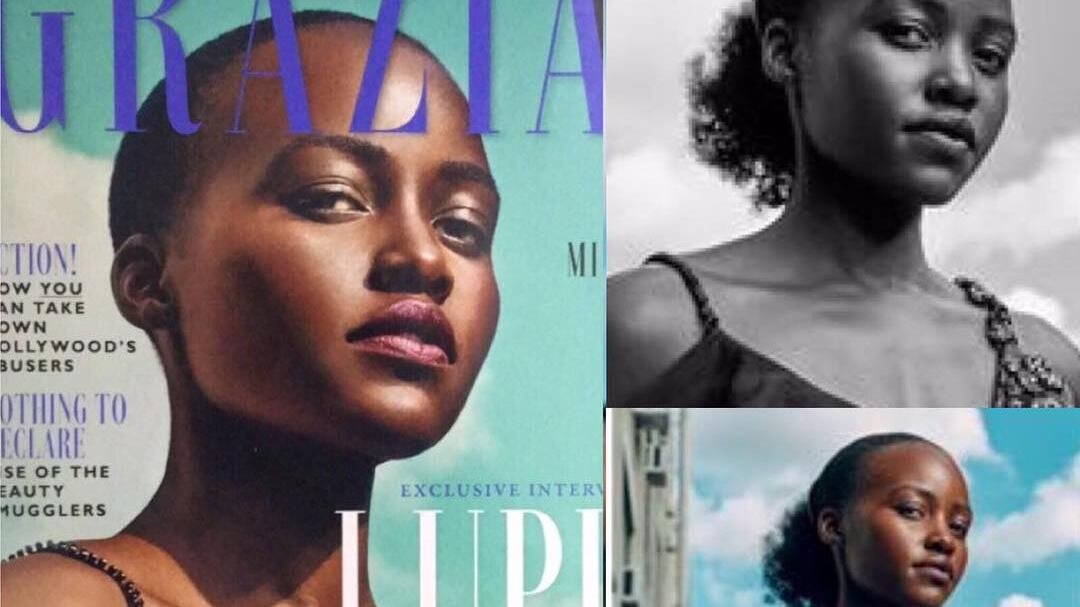 Lupita Nyong’o accusa Grazia: "E i miei capelli dove sono?"
