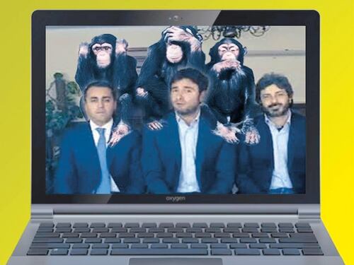 Quelle scimmiette grilline: trio comico a loro insaputa