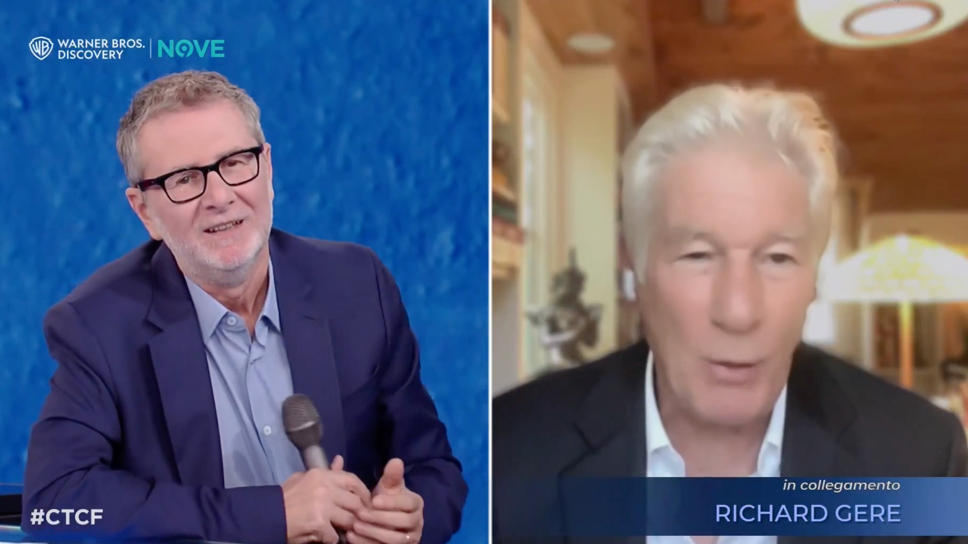Richard Gere attacca Trump da Fazio: ecco l'ultima accusa