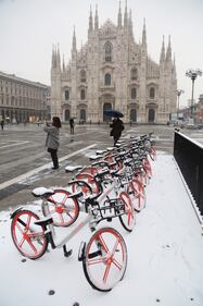 La neve imbianca Milano 16