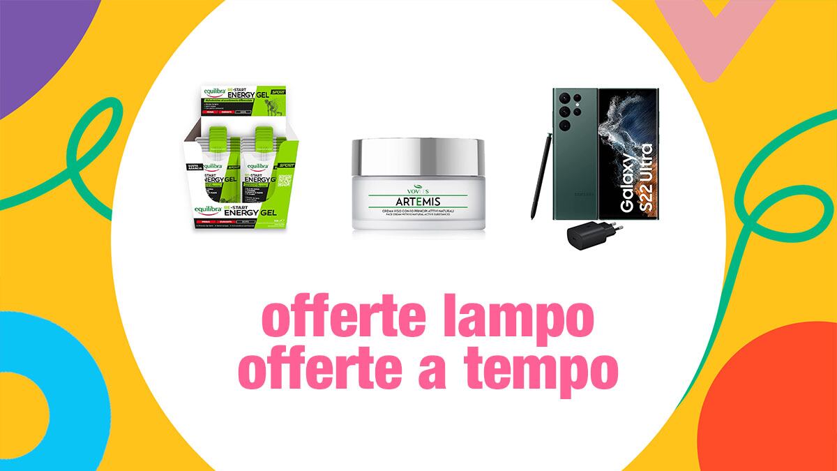 Amazon: offerte lampo da non perdere oggi 9 marzo