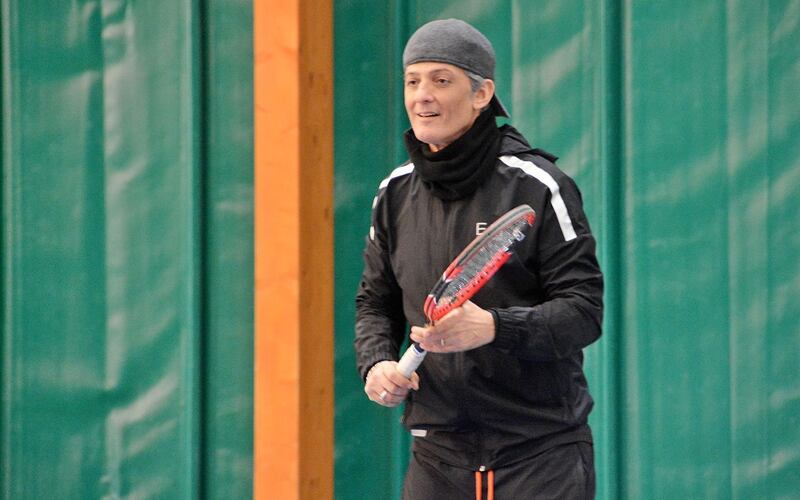 Fiorello gioca a tennis a Bordighera ed è subito show 7