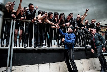 Vasco Rossi prove generali con i fan  4