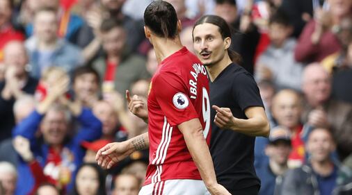 Il sosia pugliese di Ibrahimovic “scende in campo” a Manchester 3