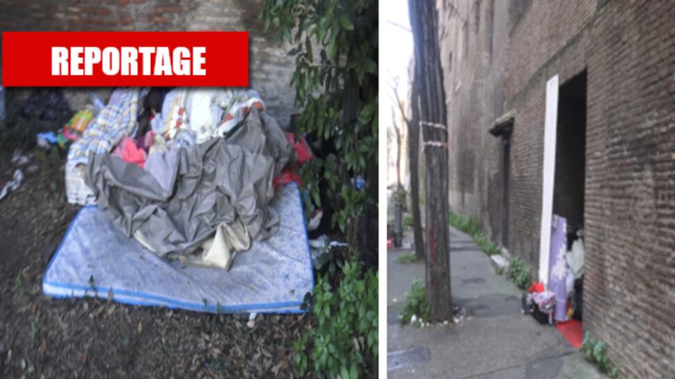 Quelle Mura di Roma diventate favelas per sbandati e clochard