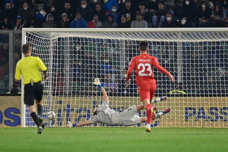 Italia Macedonia Traijkovski gol