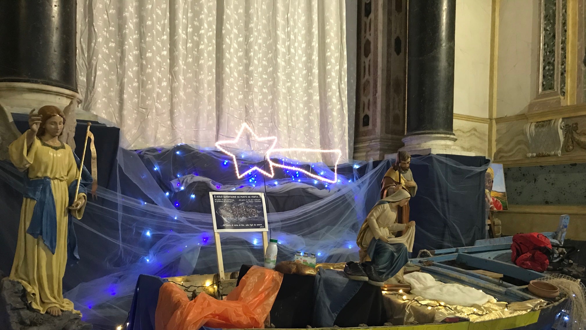 Palermo, a Natale il presepe sui migranti