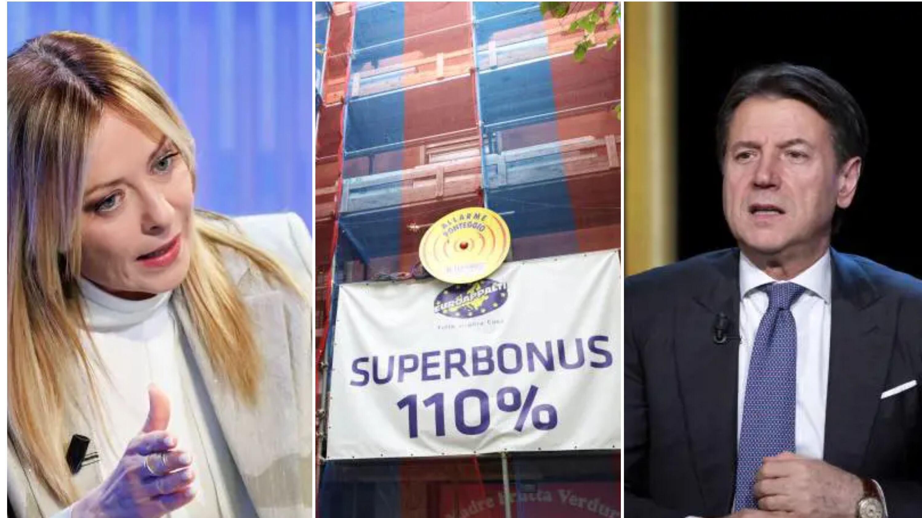La stoccata della Meloni al Superbonus di Conte: "Senza quella decisione scellerata avremmo costruito 1,6 milioni di case"