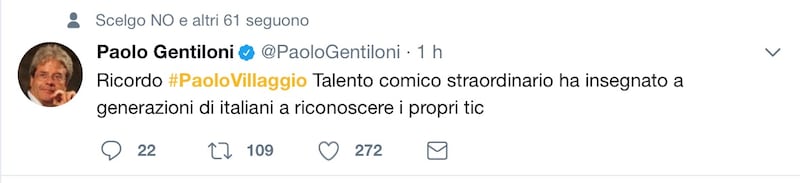 Paolo Villaggio, il messaggio dei vip 22