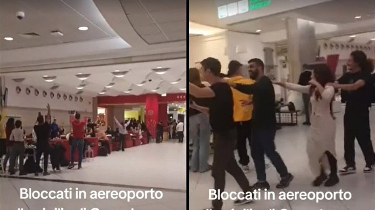 Volo spostato di 24 ore, passeggeri di Wizzair festeggiano Capodanno all'aeroporto di Bari