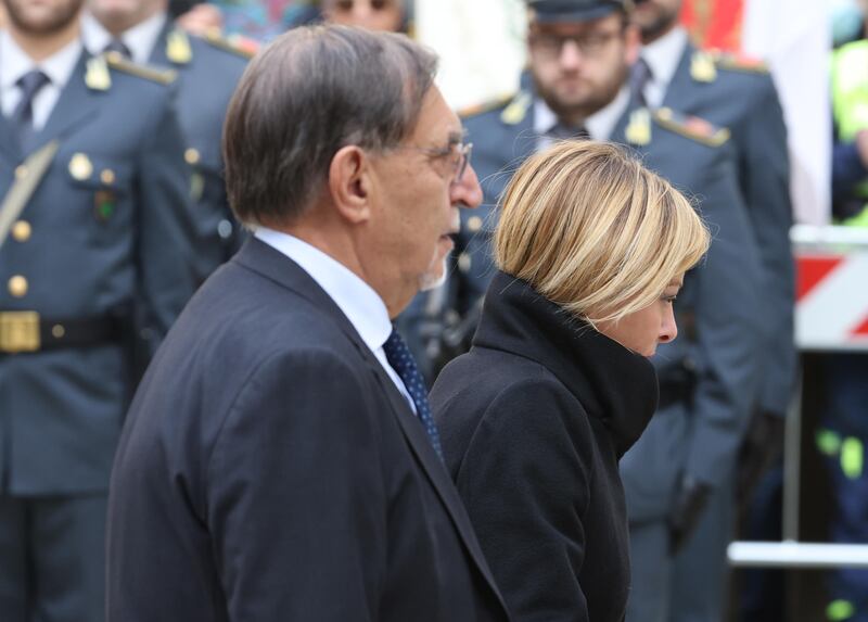Funerali di Stato per Roberto Maroni, presenti le alte cariche dello Stato 2