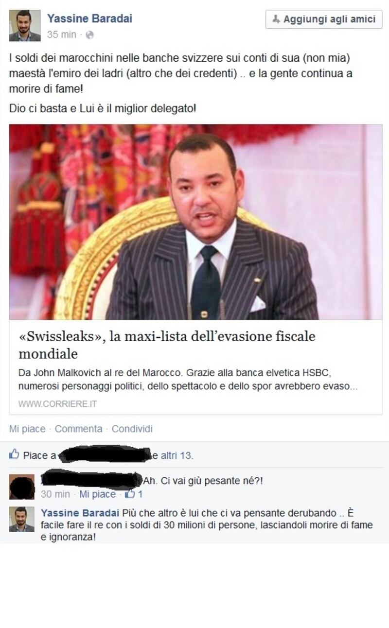I vari post di Yassine Baradei e alcune immagini 2