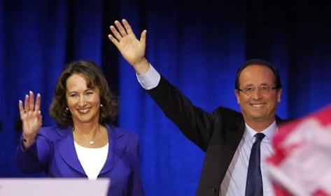 Hollande e la Royal