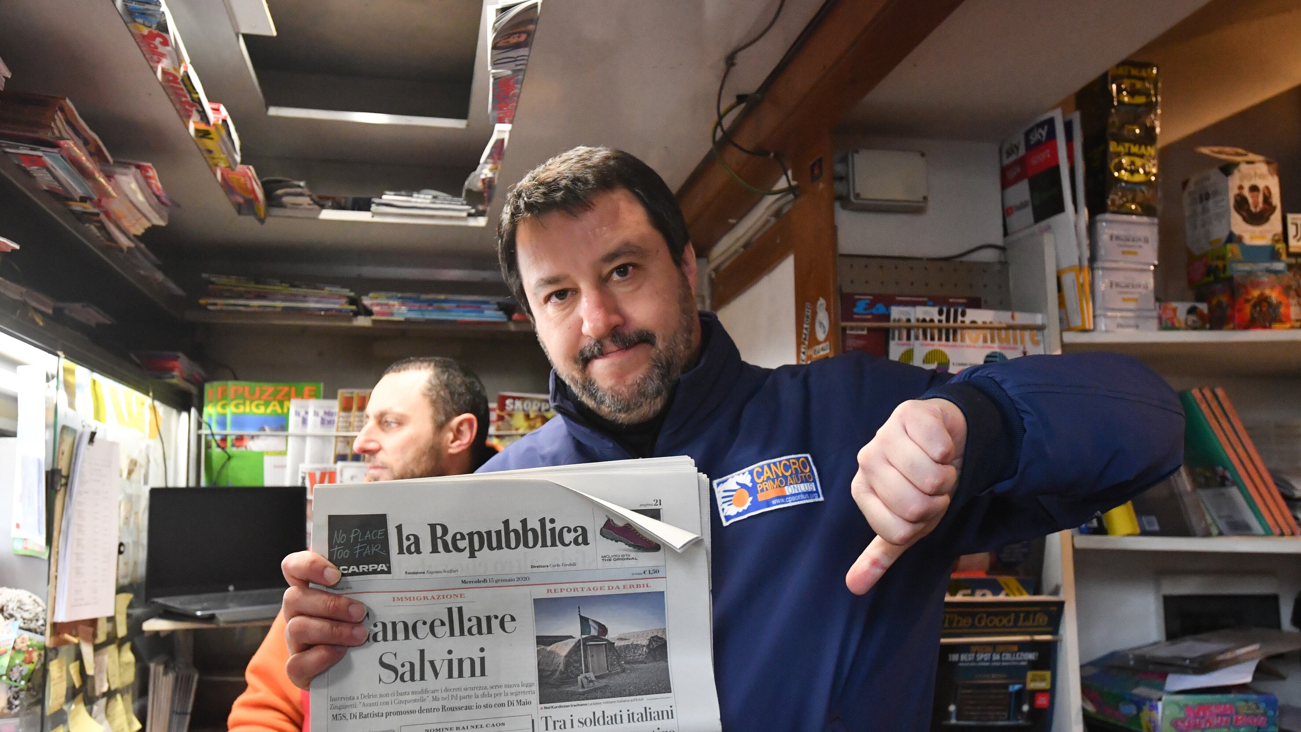 Altra bastonata da Repubblica: "Salvini adesso ci dà la caccia"