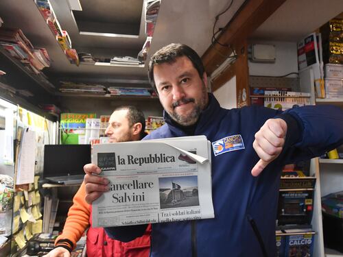 Altra bastonata da Repubblica: "Salvini adesso ci dà la caccia"