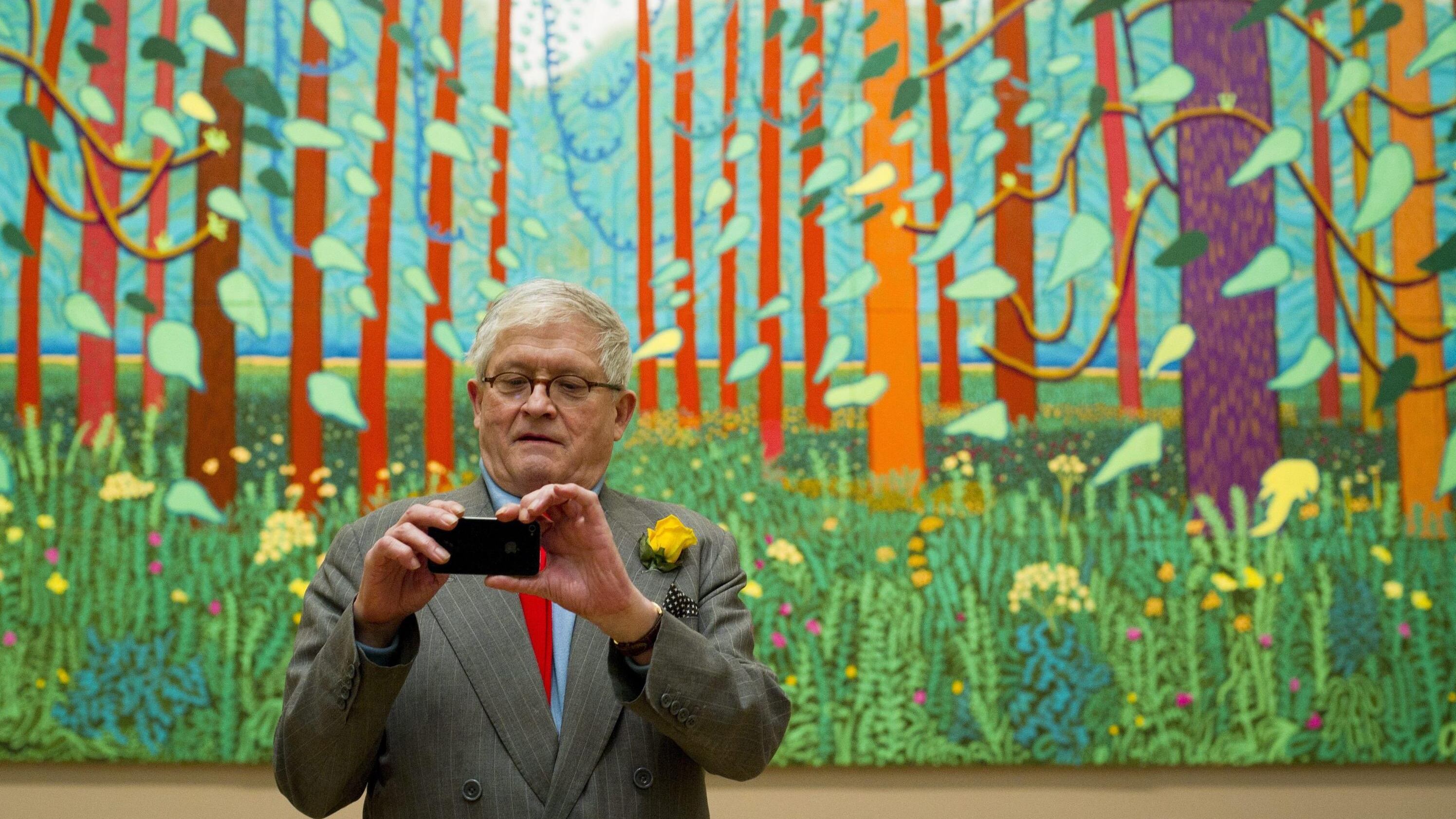 L'arte di Hockney: dipingo, ergo iPad