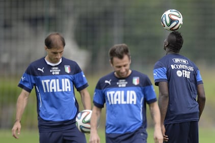 Il primo allenamento dell'Italia in Brasile 1