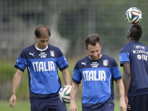 Il primo allenamento dell'Italia in Brasile