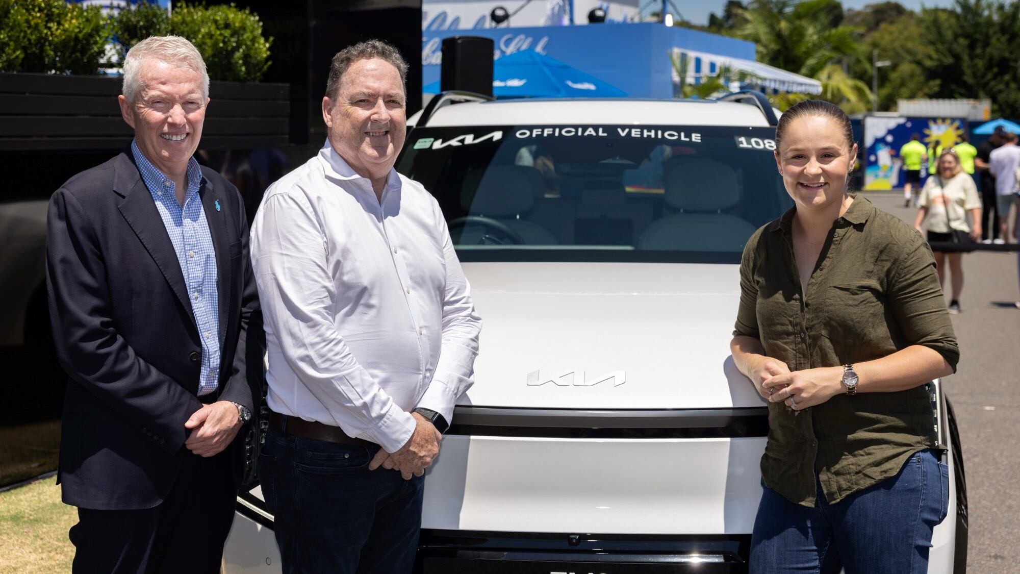 Kia rinnova la partnership con l’Australian Open: veicoli elettrici e ibridi per il torneo