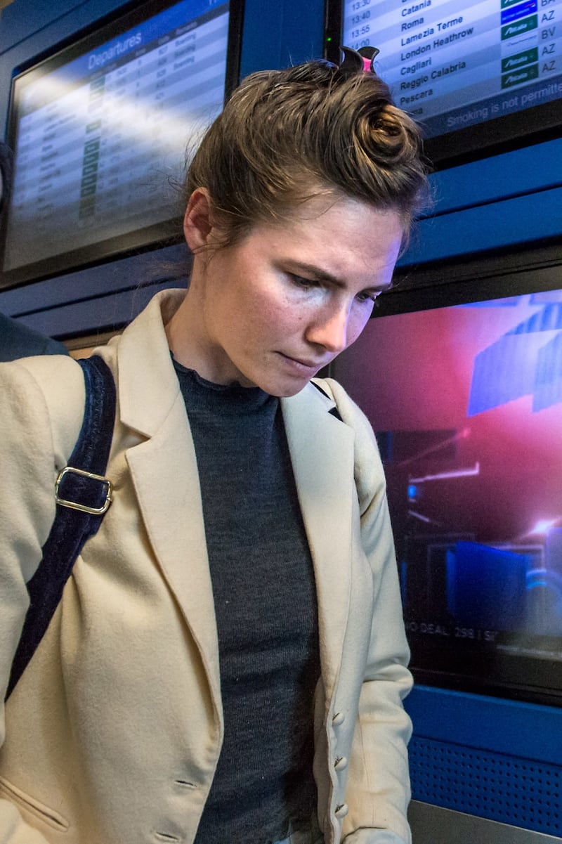 Amanda Knox atterra a Milano: il ritorno in Italia 13
