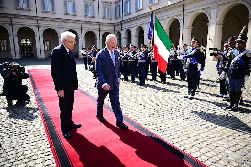Carlo III e Camilla, primo giorno in Italia 16