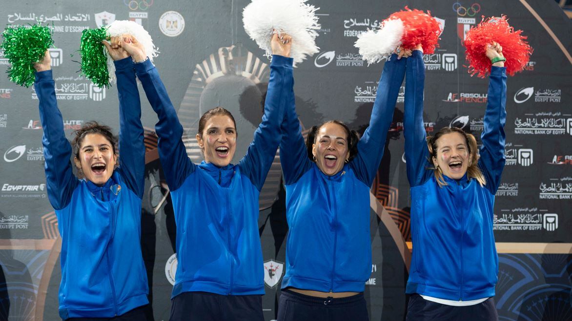 Mondiali di scherma, oro nel fioretto femminile a squadre, argento nella spada maschile