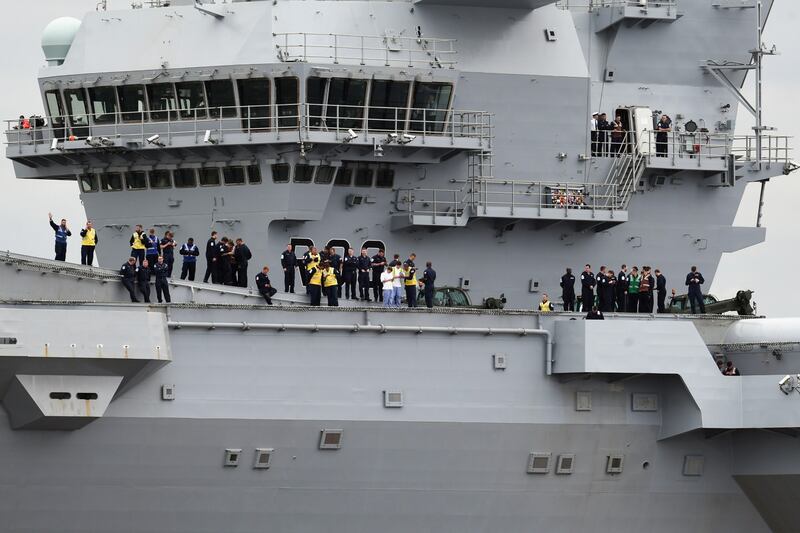 La Queen Elizabeth prende il mare 3