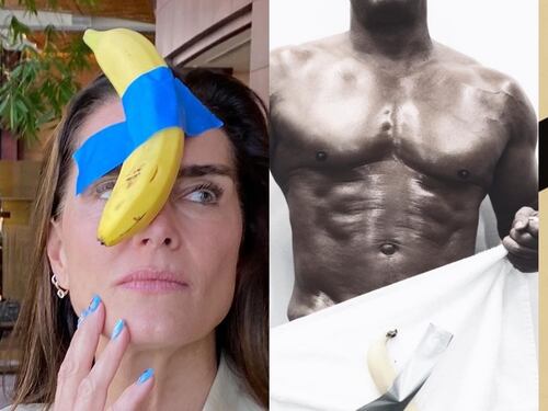 Da Fiorella Mannoia a Vin Diesel, come i vip hanno "smontato" la banana di Maurizio Cattelan