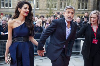 George Clooney e Amal: red carpet nel cuore di Edimburgo  4