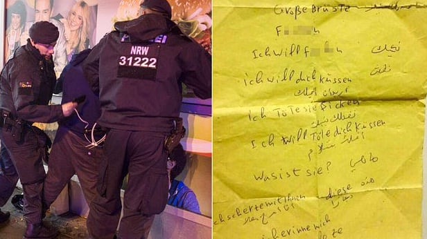 Colonia, i profughi avevano foglietti con traduzioni: "Voglio fare sesso con te"