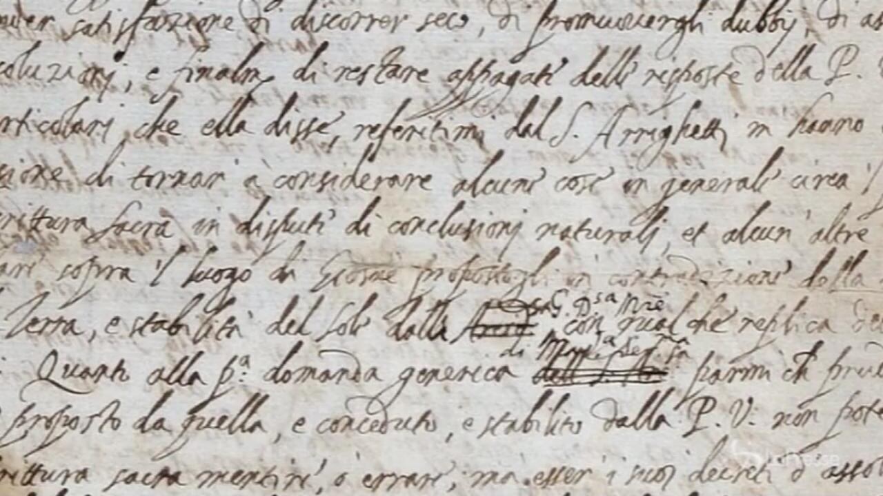 Galileo, trovato a Londra l’originale della sua lettera “eretica”
