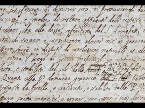 Galileo, trovato a Londra l’originale della sua lettera “eretica”