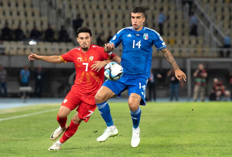 Mancini Elmas Macedonia Italia