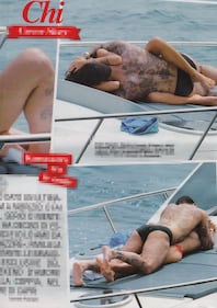 Fabrizio Corona e Silvia Provvedi hot sullo yacth a Capri 10