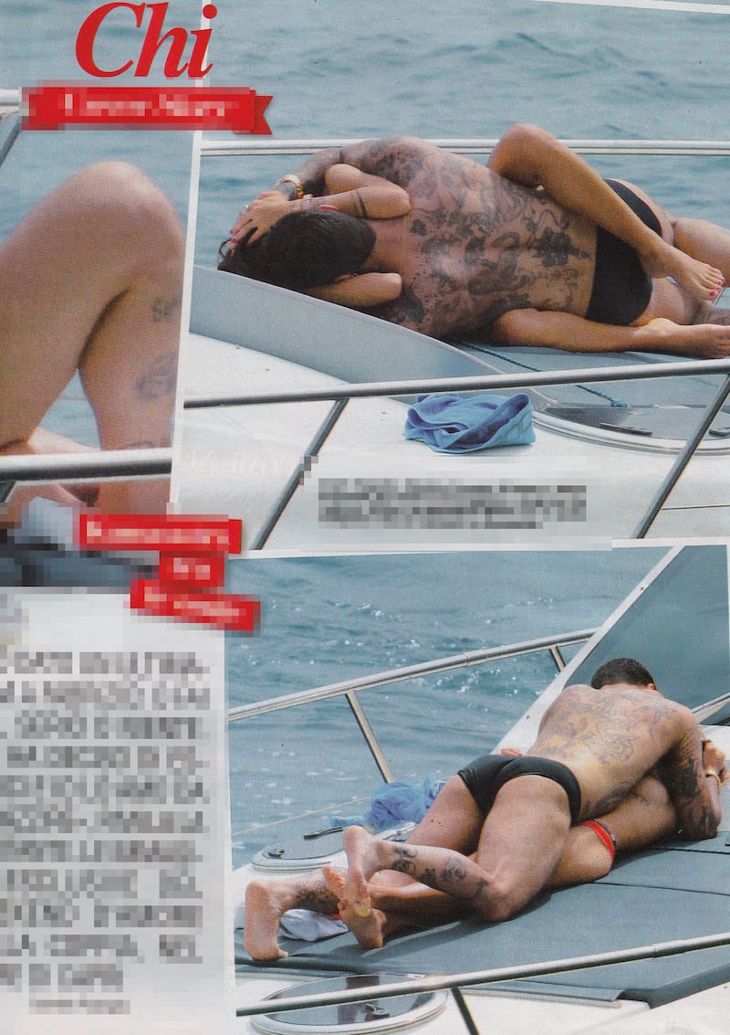 Fabrizio Corona e Silvia Provvedi hot sullo yacth a Capri 10