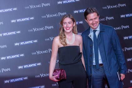 La Boschi in nero per "The Young Pope" 3