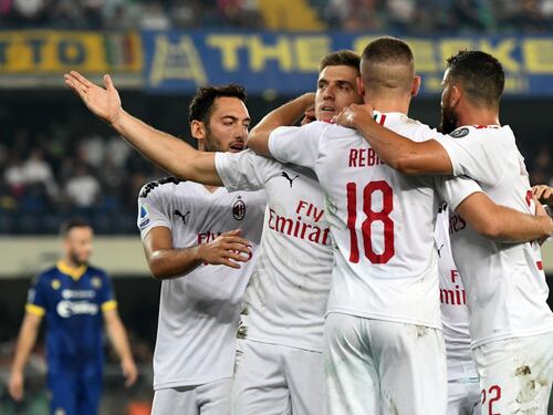 Il Milan passa di rigore a Verona: Piatek regala il successo ai rossoneri