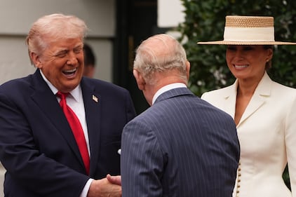 Re Carlo e Camilla alla Casa Bianca: le foto della cerimonia di benvenuto 10