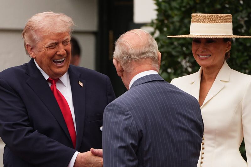 Re Carlo e Camilla alla Casa Bianca: le foto della cerimonia di benvenuto 10