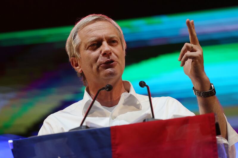 Il leader del Partido Republicano, José Antonio Kast.