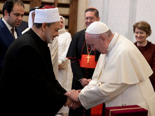 Quel dialogo tra Papa Francesco e l'imam anti Israele