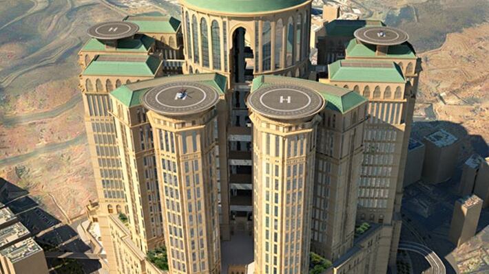 L'albergo più grande del mondo che mette in ombra La Mecca