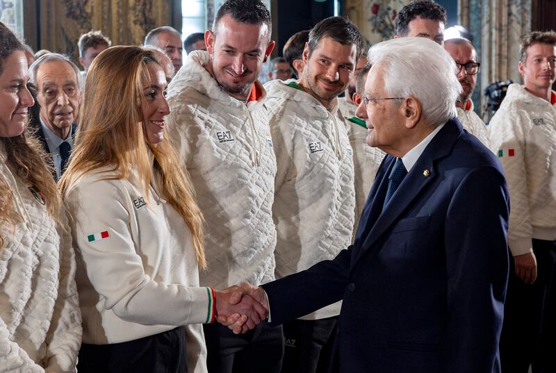 Qurinale, Mattarella con gli atleti in partenza per i Giochi Olimpici 8