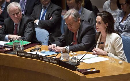 Angelina Jolie fa appello all'Onu per la Siria 1