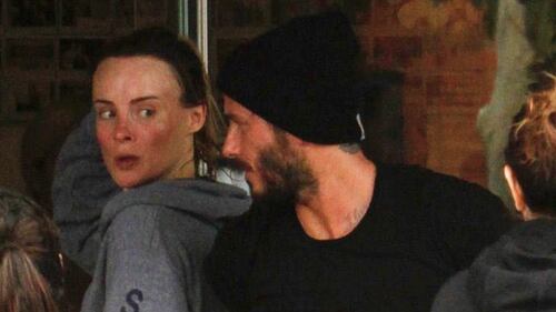 David Beckham fa shopping a Brentwood 3