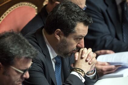 In Senato per il processo a Salvini 6