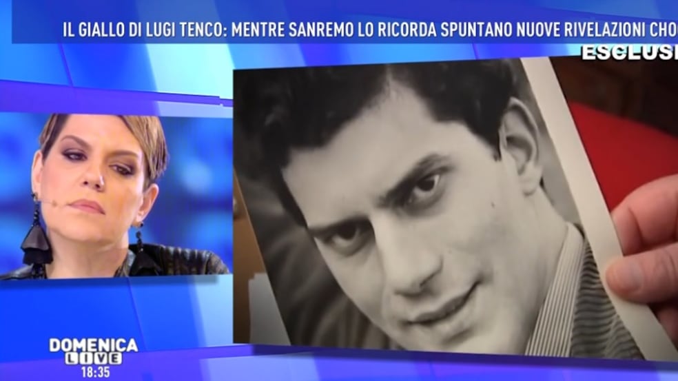 Domenica Live, rivelazioni choc sulla morte di Luigi Tenco: "È stato ucciso"