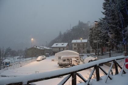 Maltempo, la neve nelle zone terremotate 10