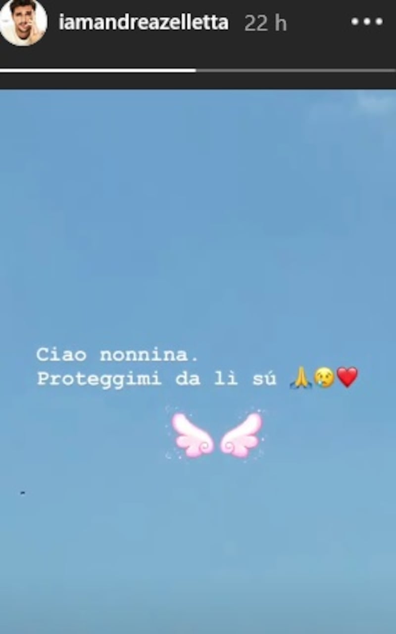 Andrea Zelletta lutto